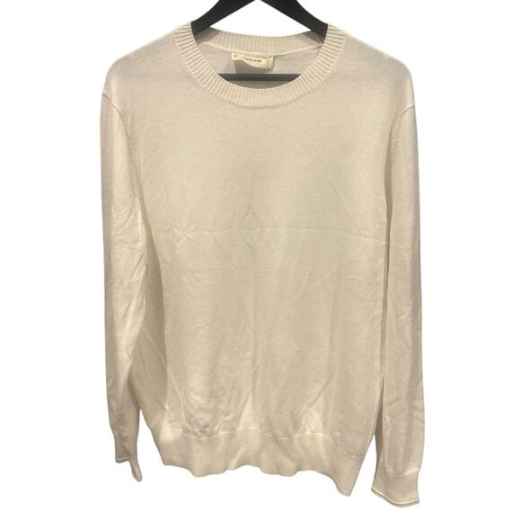 Everlane Men’s The No-Sweat Sweater Uniform Heather Canvas Large New with Tag - Picture 7 of 15